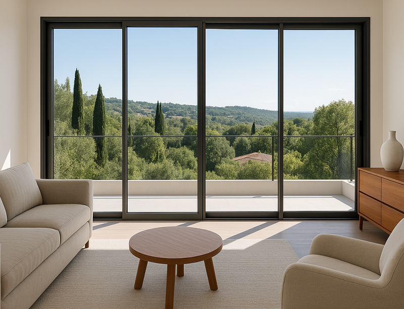 Fenêtres PVC et aluminium sur mesure à Antibes – ITALU, isolation, confort et design unique