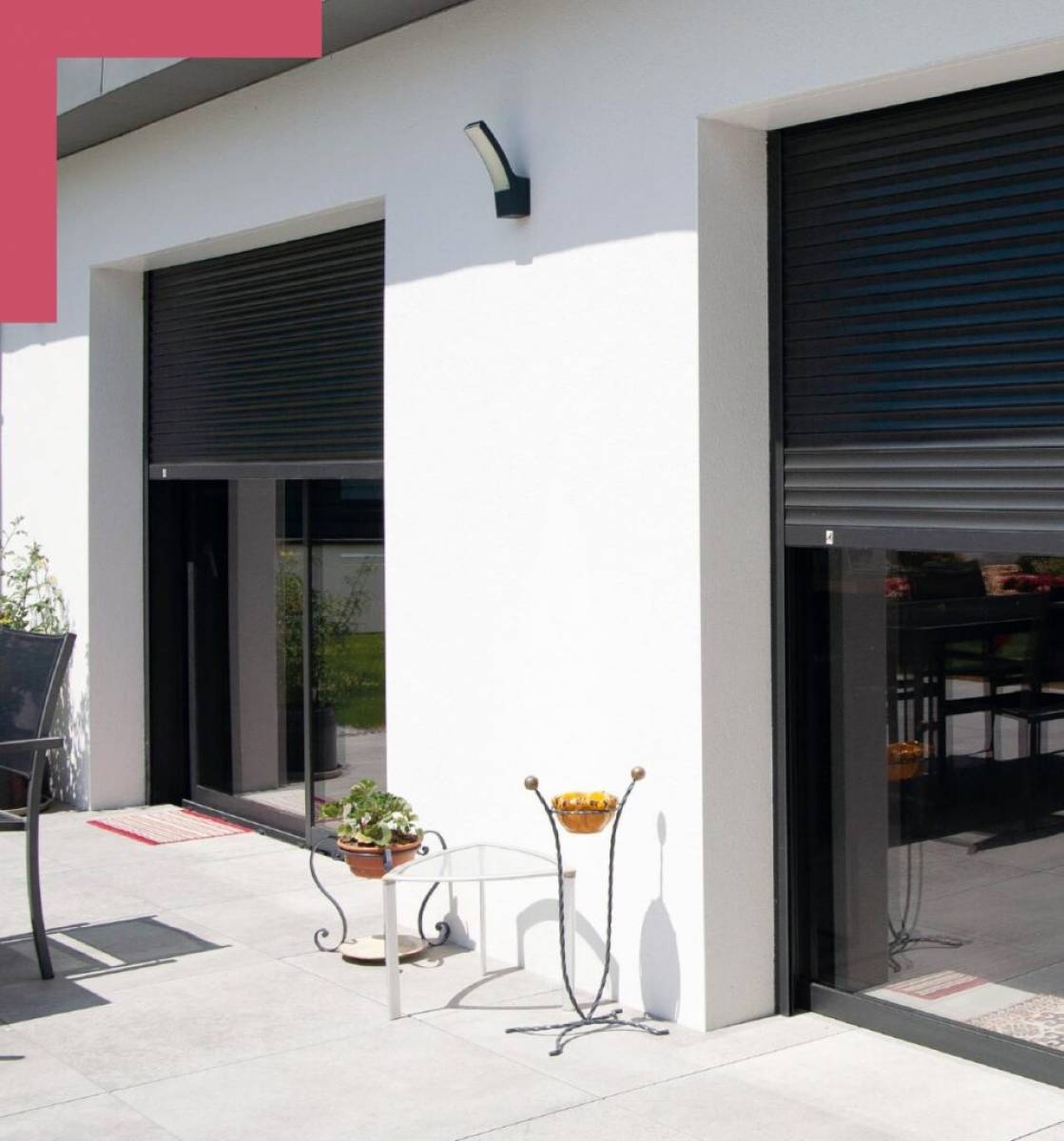 installation de volets roulants motorisés sur mesure à Mougins