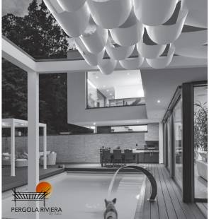 pergola à voiles d'ombrage MOUGINS